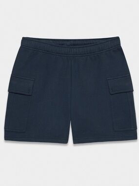 LIKE NEW Aritzia TNA Cozy Sweatfleece Mega Cargo Mid-thigh Short in Black